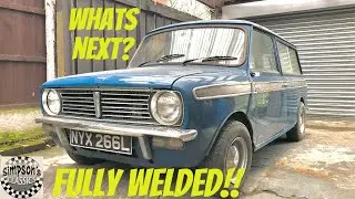 OUTER SILL & PAINT - SAVING A  CLASSIC MINI CLUBMAN ESTATE