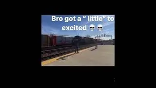 bro got a little too excited #train