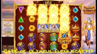 Jeu en mode SPIN NORMAL mais en SUPER MISE !?! Slot Gate Of Olympus Super Scatter