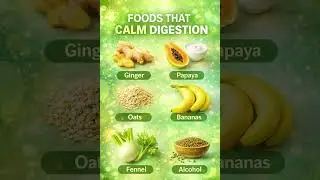 Foods that calm digestion | Digestive soothing foods #viralnow #healthyfam #healthyeating #viral