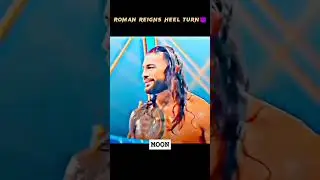 WWE Roman Reigns heel turn.....😈😈