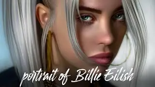 portrait of @BillieEilish | Портрет в Photoshop