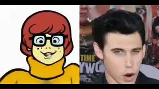 Velma Dinkley and Austin Butler singing Apple Bottom Jeans by The Beach Boys