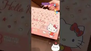 Unboxing hello kitty storage box💓#sanrio #hellokitty #sanriounboxing #storagebox #cute #ytshorts