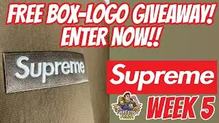 🎉Win a Supreme Box Logo! (Giveaway Details + Week 5 Drop)