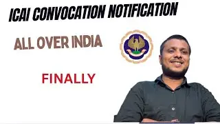 Breaking News | ICAI Convocation Announcement All Over India 🇮🇳