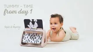 Taf toys Black & White Spinning Book