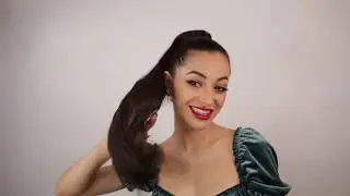 PRETTYPARTY - How To - The RUBY x2 Ponytail Dark Brown