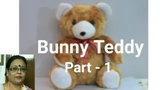 Handmade Bunny Teddy Making Part -1/Soft Toys Making / Debjani Creations Tutorial