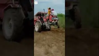 Dangerous Tractors Stunt ! Tractor out of control 😱#short #trending #viral #tractor #heavydriver