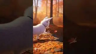 Fuzzy Fox Saves Chipmunk from Falling of the cliff 😯#animalrescue #animation #fox