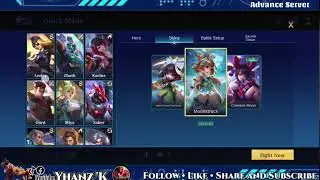 NEW UPCOMING SYSTEM UI TESTING #MLBB #MOBILELEGENDS
