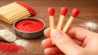 Как сделать спички дома. Простой трюк своими руками, который вас удивит, под силу каждому!