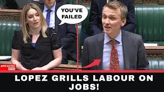 Watch: Conservative MP Julia Lopez Grills Labour Minister Over Unemployment Trends.