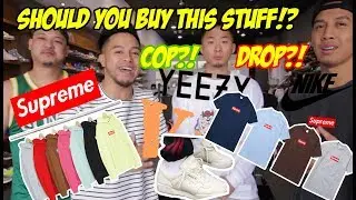 COP OR DROP ON POPULAR HYPEBEAST ITEMS!!