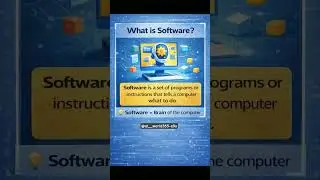 What is software?? #ytshort #software #programming #shorts
