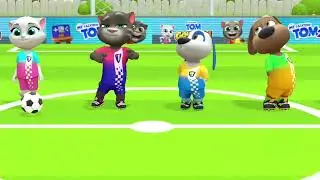 Talking Tom Football Match ⚽️ | Funny Tom Soccer Skills