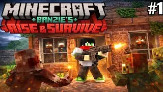 🔥 Rise And Survive  A Realist Zombie Apocalypse In Minecraft PE /Bedrock 🧟