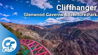 Cliffhanger front seat on-ride 5K POV Glenwood Caverns Adventure Park