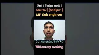 Got selected as mp sub engineer in wrd || success story || mp sub engineer #mpsubengineer