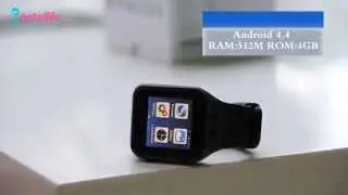 3G Andriod Watch Phone,Andriod 4.4,5.0HD Camera.MTK6572,1.2GHz