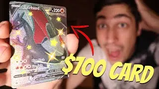 SHINY CHARIZARD V Pulled On My FIRST Pok&eacute;mon Card Pack