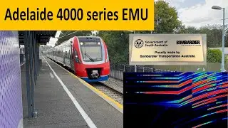 [Inductor Recording] Adelaide 4000 Class EMU -- Bombadier IGBT-VVVF