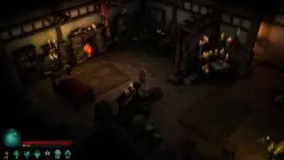 ✥Relaxing✥Fireplace & New Tristram Music of Leah's Room✥1h(Diablo 3)