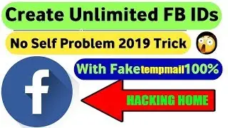 Make Facebook Unlimited iDs No photoself All Clear with fake email | By Basit