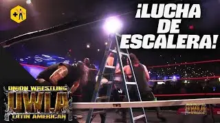 Por el Cameponato Xtremo UWLA: Kato Extreme vs Kaoz vs Thorn vs Cousin Codry | Lucha de escalera