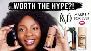 IS IT WORTH IT? Dark Oily Skin Review | MakeUp Forever Foundation HD Skin + KVD Concealer