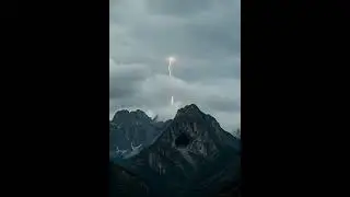 Heavy Rain in Rice Fields 🌧️ | Mountains & Thunder | Nature Shorts