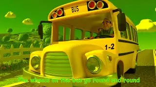 The Wheels on the Bus | Interactive Sing-Along for Kids