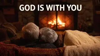Fall Asleep to Peaceful Christian Worship 🔥 Fireplace Sounds for Deep Rest