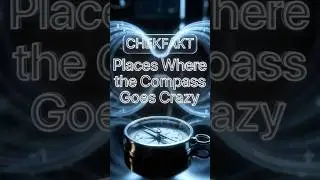 Places Where the Compass Goes Crazy 🧭⚡ #science #earth #anomaly