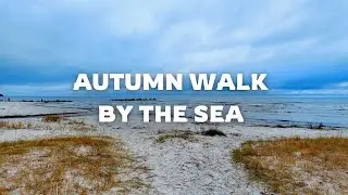 Peaceful Autumn Beach Walk &ndash; Relaxing Ocean Sounds for Calm & Focus