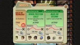 Fallout Shelter A Settler Needs Your Help When Preston Calls