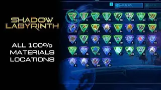 Shadow Labyrinth walkthrough - All 100% materials locations - How to exchange every perk in-game