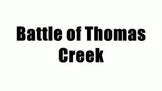 Battle of Thomas Creek
