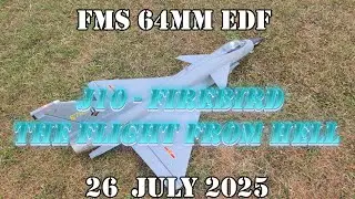 FT Flying Session 9/2025 - FMS 64mm EDF J10 - Flights 1, 2 & 3