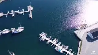 Test av drone Grimstad Sentrum