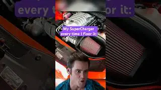 Hellcat air intake is CRAZY loud!!! 📣📣📣