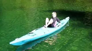 Ross Lake - Maureen Shows her Kayak Skills - July 2010