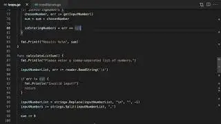 Summary for conditional programming in GoLang