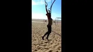Santa Monica Traveling Rings @ 5 months pregnant