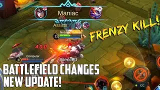 BATTLEFIELD CHANGES IN NEW UPDATE! PATCH NOTES 1.2.74 | Mobile Legends Bang Bang