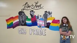 GHS student shows her pride with beautiful hallway mural