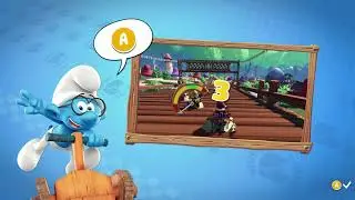 Chef racing in Village Cup (Mirror Hyperspeed) - Smurfs Kart