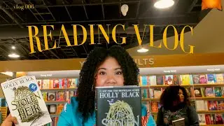 READING VLOG  👑🧚🏽&zwj;♂️🦊| Stolen Heir, bookstore visits, booktalk/review