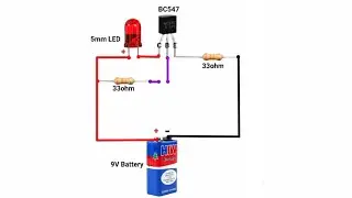 bc547 Transistor project || How to Make a Touch Sensor Using bc547 Transistor